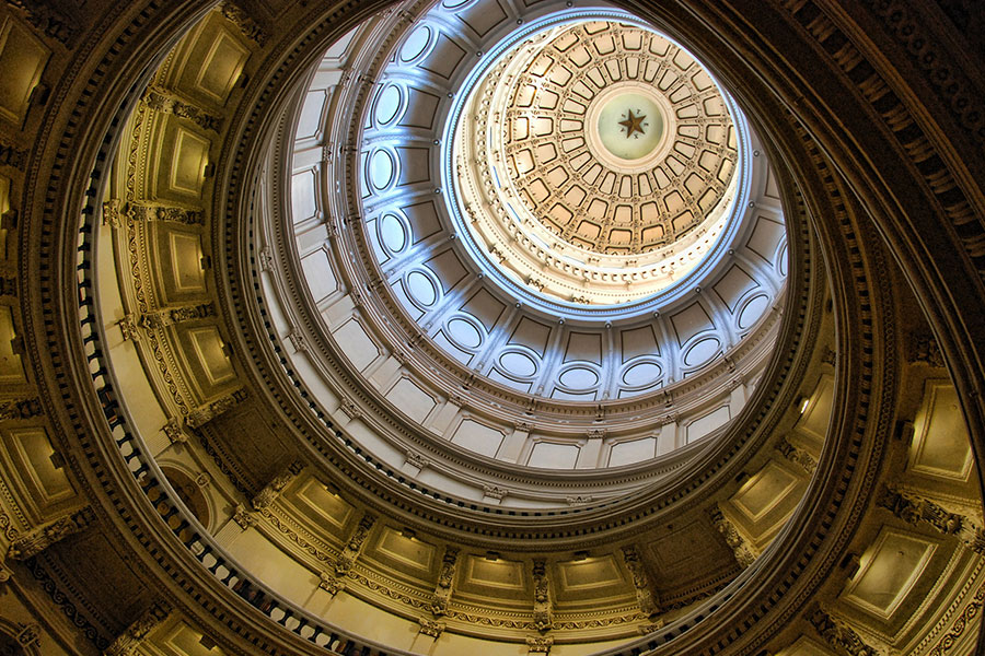 Ceiling of the Texas Capitol Building