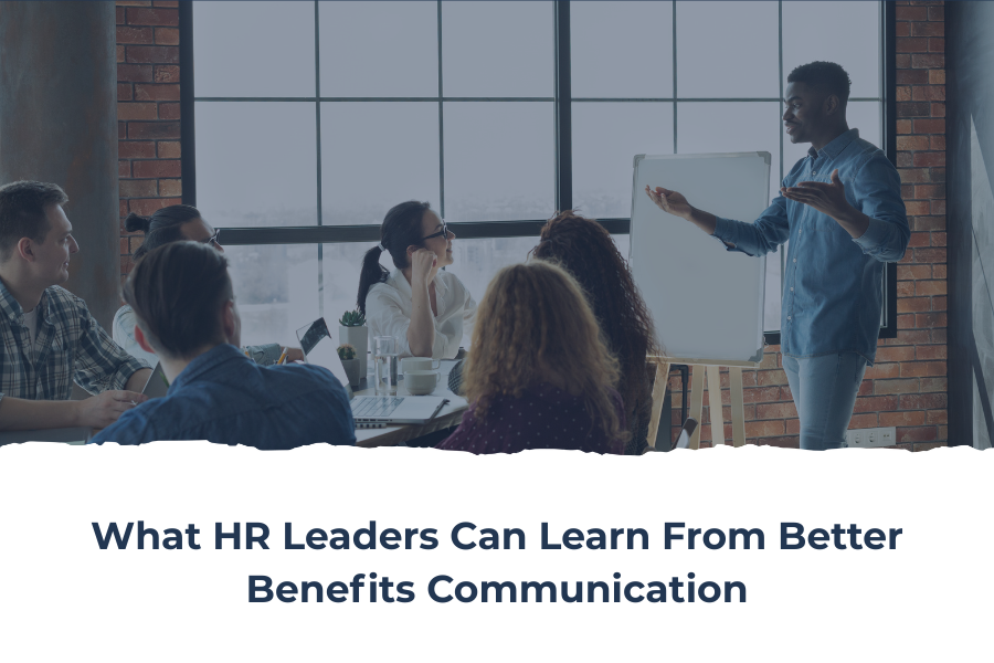 HR Manager presenting new benefits