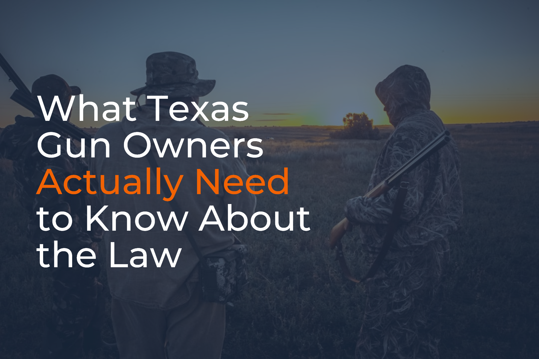 What Texas Gun owners need to know